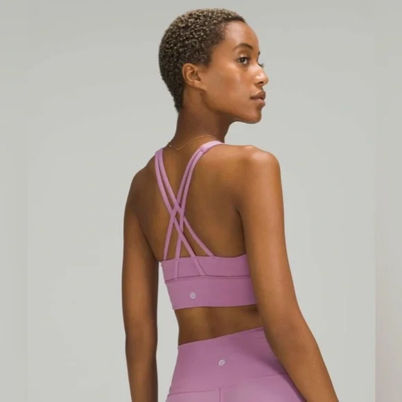 NWOT Lululemon Energy Bra High Neck Long Line Tough *Medium Support B-D Cup - Picture 3 of 6